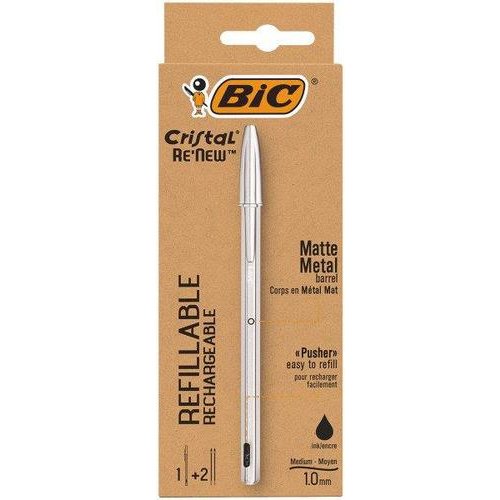 Bic Cristal ReNew Refillable Ballpoint Pen (78114BC)