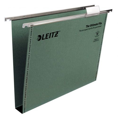 Leitz Ultimate Clenched Bar A4 Suspension File Card 30mm Green (Pack 50) 17430055 (78814AC)