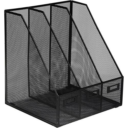 OSCO Wire Mesh Triple Magazine Rack Graphite (81096DT)