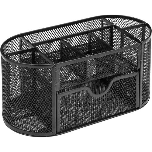 OSCO Wire Mesh Organiser with Drawer Graphite (81124DT)