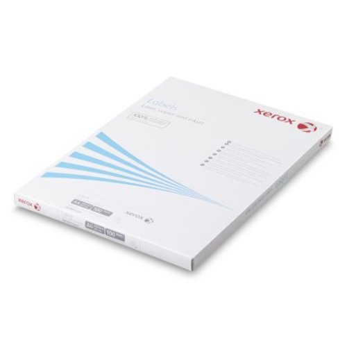 Xerox Rounded Cornered Labels 8 per sheet White 99x67mm (Pack 100) (811786)