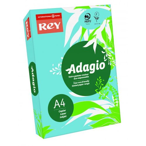 Rey Adagio Paper A4 80gsm Bright Blue (Ream 500) ADAGI080X512 (83945PC)