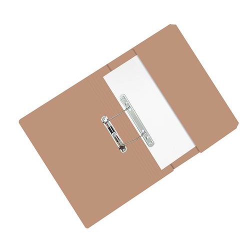 ValueX Pocket Transfer File Manilla Foolscap 285gsm Buff (Pack 25) (84757PG)