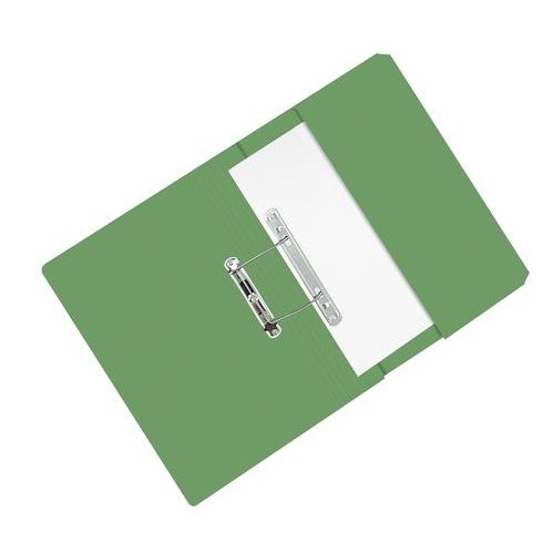 ValueX Pocket Transfer File Manilla Foolscap 285gsm Green (Pack 25) (84771PG)