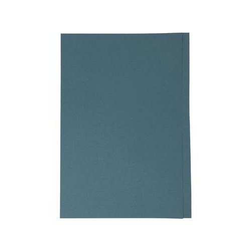 ValueX Square Cut Folder Manilla Foolscap 180gsm Blue (Pack 100) (84834PG)