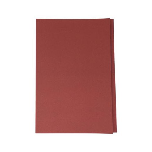 ValueX Square Cut Folder Manilla Foolscap 180gsm Red (Pack 100) (84848PG)