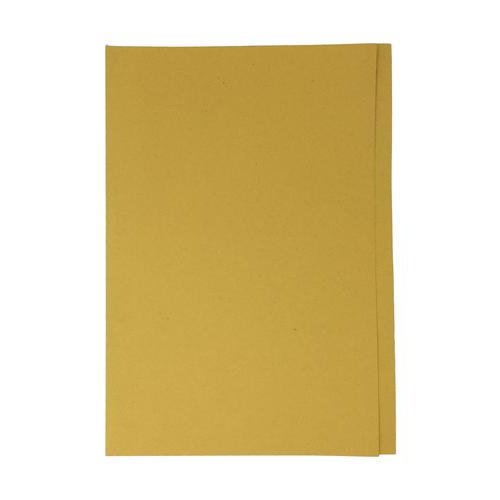 ValueX Square Cut Folder Manilla Foolscap 180gsm Yellow (Pack 100) (84855PG)