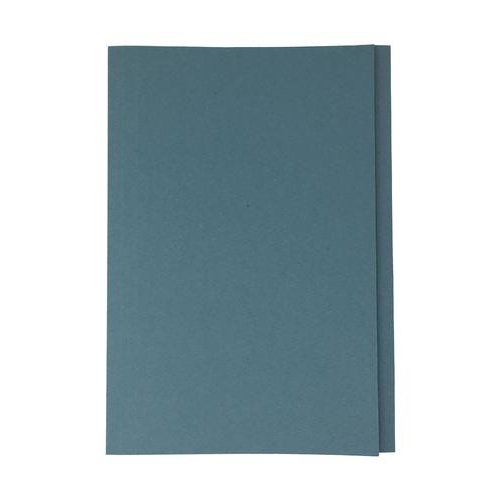 ValueX Square Cut Folder Manilla Foolscap 250gsm Blue (Pack 50) (84869PG)