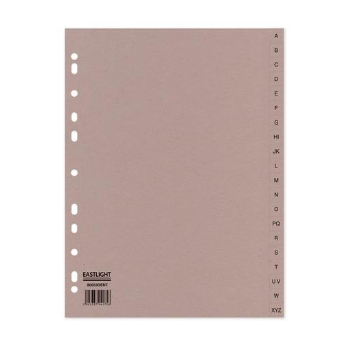 ValueX Index A Z A4 Card Buff (85219PG)