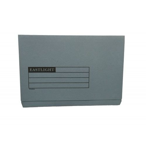 ValueX Document Wallet Full Flap Foolscap 270gsm Blue (Pack 50) 45413DENT (94343PG)