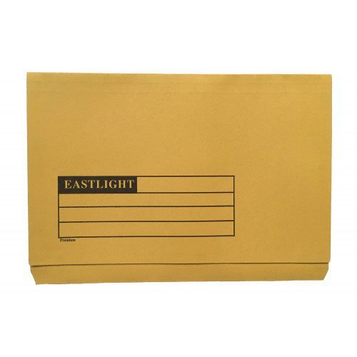 ValueX Document Wallet Full Flap Foolscap 270gsm Yellow (Pack 50) 45419DENT (96170PG)