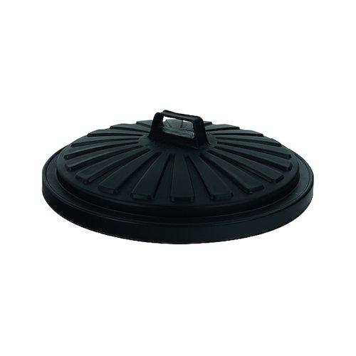 Addis Black Dustbin Lid Round 90 Litre 0766MOB (AG05089)