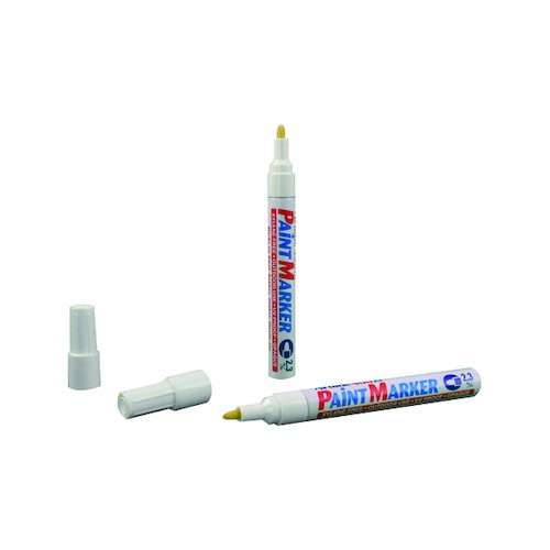 Artline 400 Bullet Tip Paint Marker Medium White (12 Pack) A400 (AR82021)