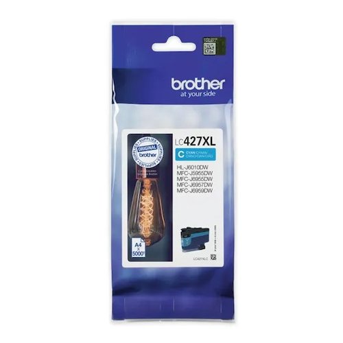 Brother LC427XLC High Yield Inkjet Cartridge (BA81551)