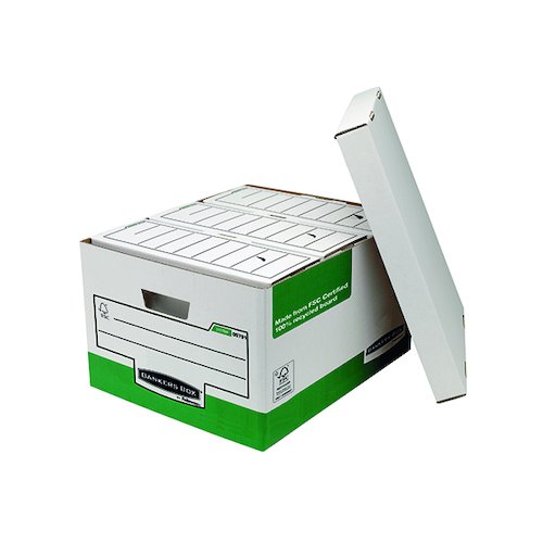 Fellowes Bankers Box System Storage Box W370xD255xH440mm (10 Pack) 00791 FFLP (BB00791)