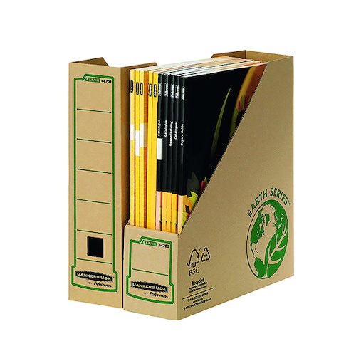 Bankers Box Earth Series Magazine File Brown (20 Pack) 4470001 (BB57779)