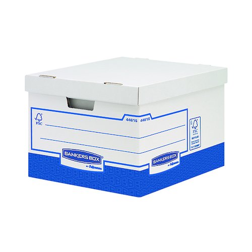 Fellowes Basics Storage Box Heavy Duty W380xD430xH287mm Large (10 Pack) BB72106 (BB72104)
