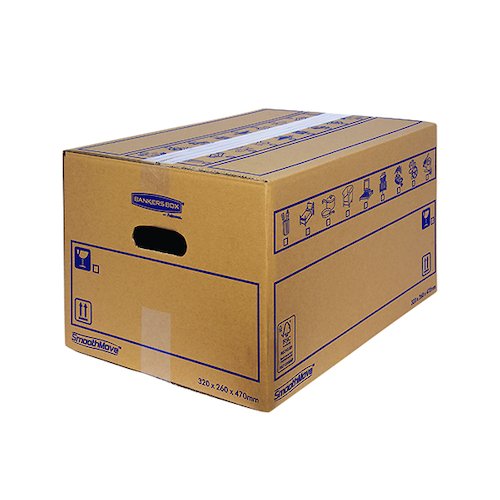 Bankers Box SmoothMove Standard Moving Box 320x260x470mm (10 Pack) 6207201 (BB73257)