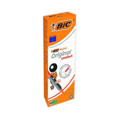 Bic Matic Original Comfort Mechanical Pencil 0.7mm (12 Pack) 890284 (BC00875)