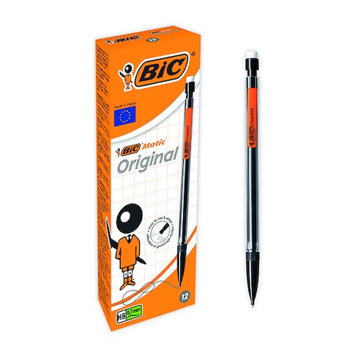 Bic Matic Original Mechanical Pencil Medium 0.7mm (12 Pack) 820959 (BC01131)