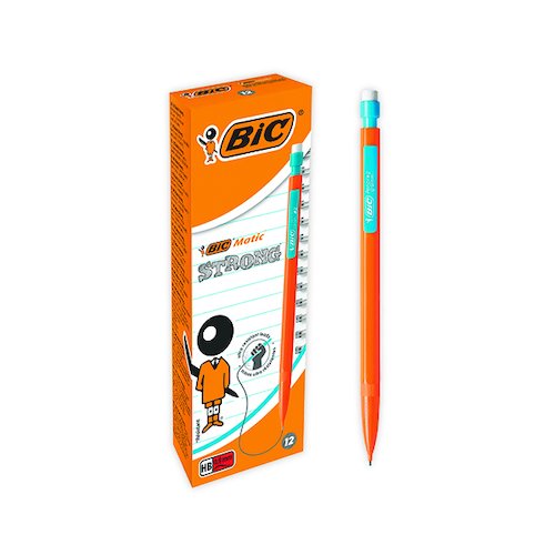 Bic Matic Original Mechanical Pencil Broad 0.9mm (12 Pack) 892271 (BC24973)