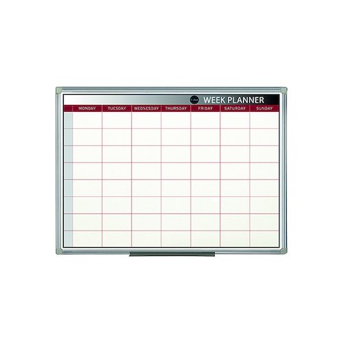 Bi Office Magnetic Week Planner 900 x 600mm GA0333170 (BQ07333)