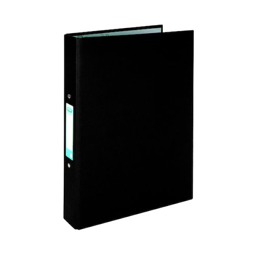 Elba A4 Black 25mm Paper Over Board Ring Binder (10 Pack) 400033495 (BX14558)