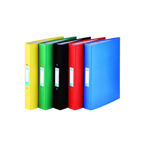 Elba A4 Assorted 25mm Paper Over Board Ring Binder (10 Pack) 400033510 (BX14573)