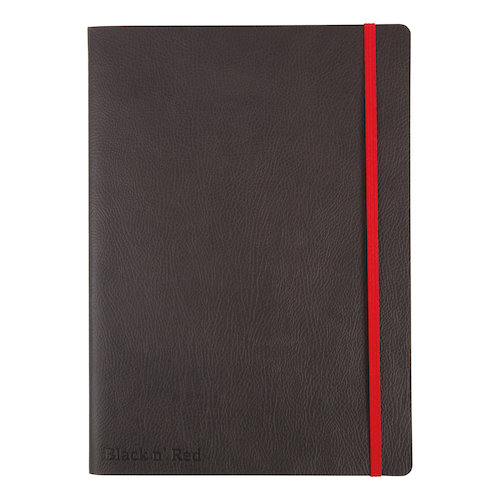 Black n Red Business Journal Soft Cover Ruled & Numbered (19531HB)