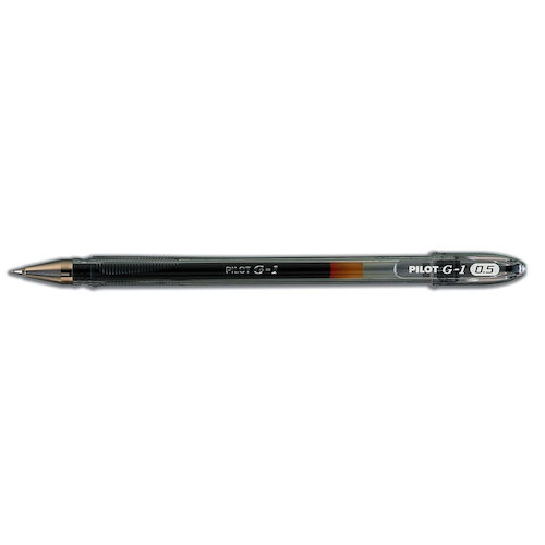 Pilot G105 Gel Ink Pen Fine 0.5mm Tip 0.32mm Line Black (31018PT)