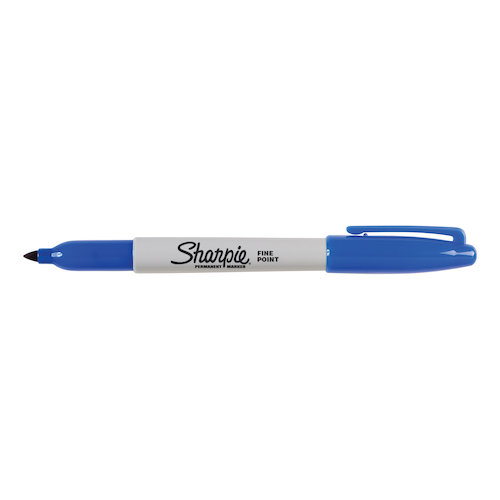 Sharpie Permanent Marker Fine Tip 0.9mm Blue (76227NR)