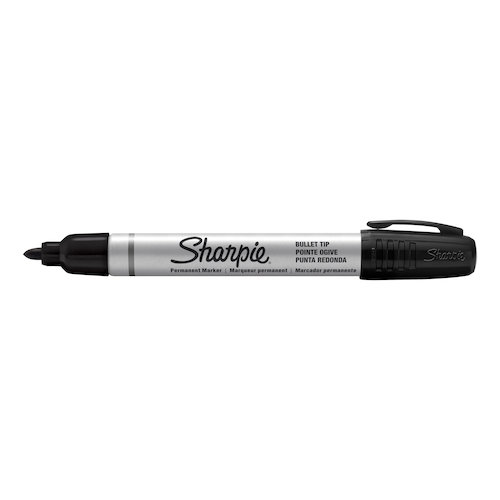 Sharpie Pro Permanent Marker Fine Bullet Tip 1.0mm Line Black (56393NR)