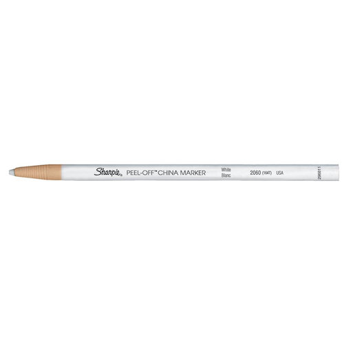 Sharpie China Wax Marker Pencil Peel off Unwraps to Sharpen White (56365NR)