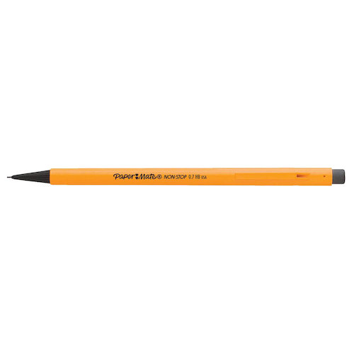 Paper Mate Non Stop Automatic Pencil 0.7mm HB Lead Yellow Barrel (75674NR)
