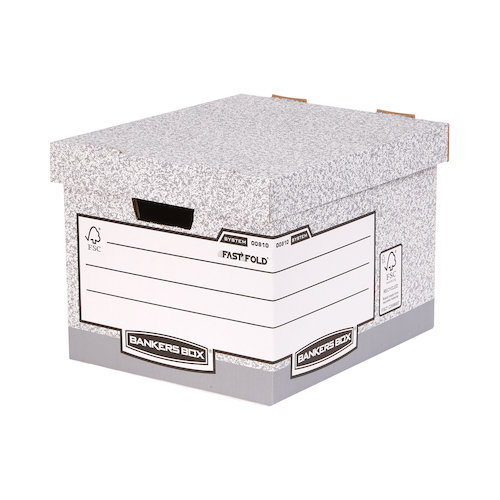 Bankers Box by Fellowes System Standard Storage Box Foolscap FSC (35207FE)