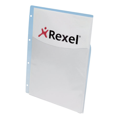 Rexel Nyrex Extra Capacity Pocket Punched PVC Half Size Top opening 170 Micron A4 (27801AC)