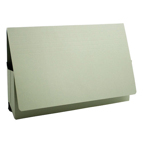 Guildhall Probate Wallets Manilla 315gsm 75mm Foolscap Green (66413EX)