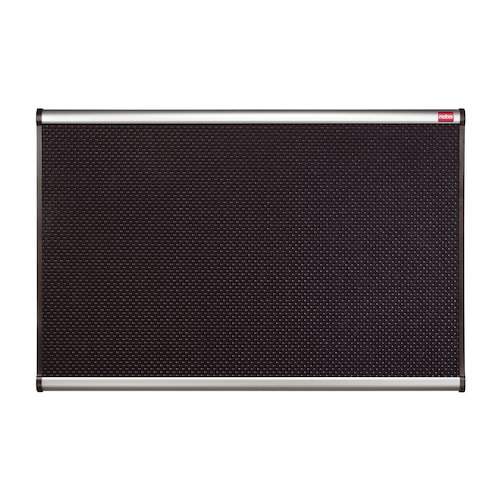 Nobo Prestige Noticeboard High density Foam with Aluminium Finish W900xH600mm Black (25155AC)