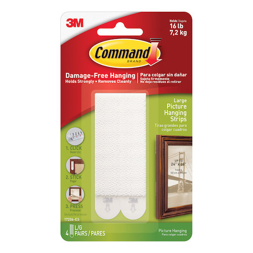 Command Picture Hanging Strips Large White (38655MM)