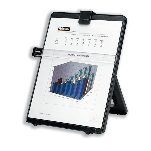 Fellowes Workstation Copyholder Easel Capacity 10mm with Line Guide A4 Black (34773FE)