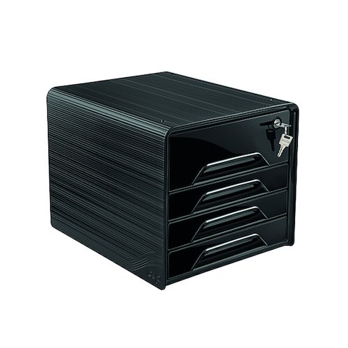 CEP Smoove Secure 4 Drawer Module with Lock Black 7 311S Black (CEP01336)