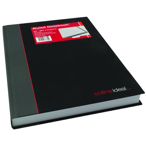Collins Ideal Feint Ruled Casebound Notebook 384 Pages A4 6448 (CL76760)