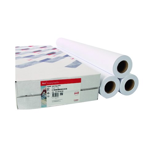 Canon 841mmx50m Uncoated Draft Inkjet Paper (3 Pack) 97003455 (CO10262)