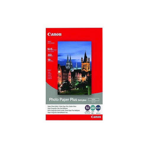 Canon Photo Paper Plus Semi Gloss 4x6in (50 Pack) 1686B015 (CO40533)
