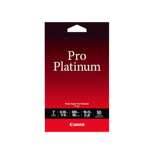 Canon Pro Platinum Photo Paper 4 x 6 Inch (50 Pack) 2768B014 (CO57526)