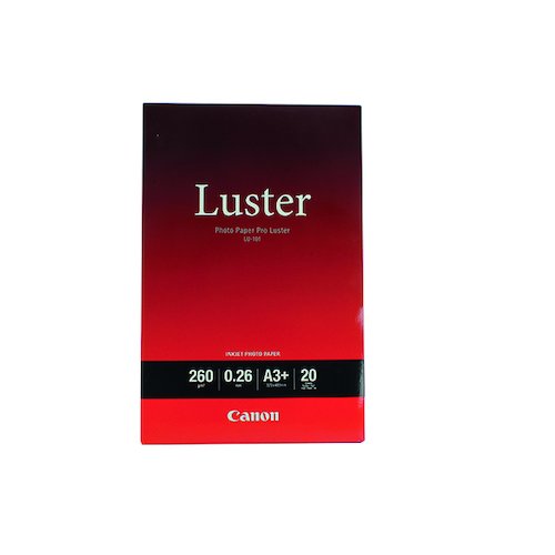 Canon Pro Luster A3+ Photo Paper (20 Pack) 6211B008 (CO84401)