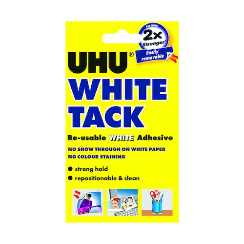 UHU White Tack 50g (12 Pack) 42196 (ED42196)