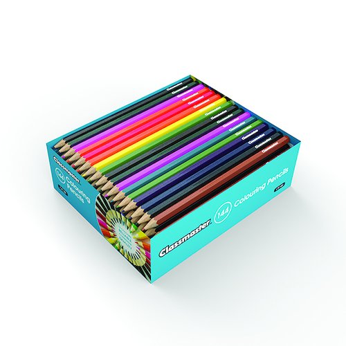 Classmaster Colouring Pencils Assorted (144 Pack) CP144 (EG60070)