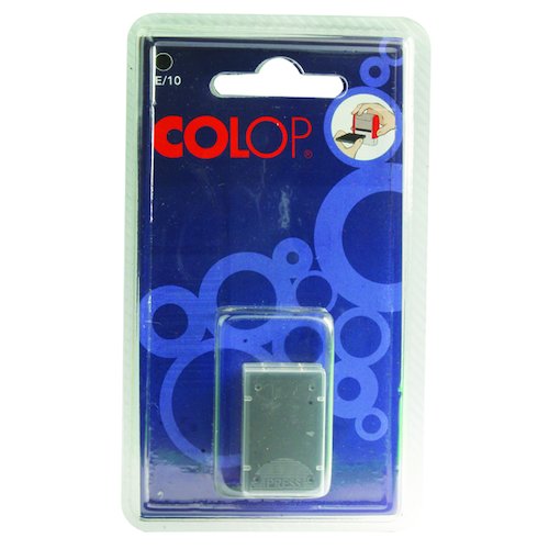 COLOP E/10 Replacement Ink Pad Black (2 Pack) E10BK (EM30489)