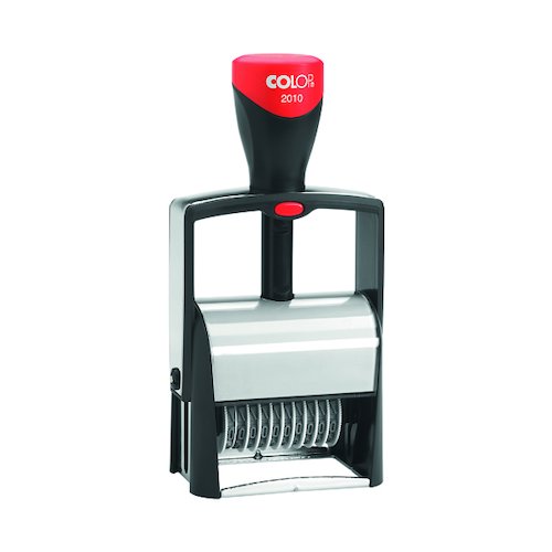 COLOP 2010 Self Inking Metal Numbering Stamp S2010 (EM40292)